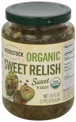 95% 16 oz Woodstock, Sweet Relish, At least Organic