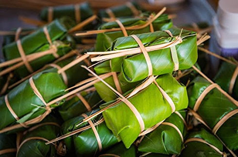 TastePadThai 2 Lbs. Fresh Banana Leaves Hoja de Platano