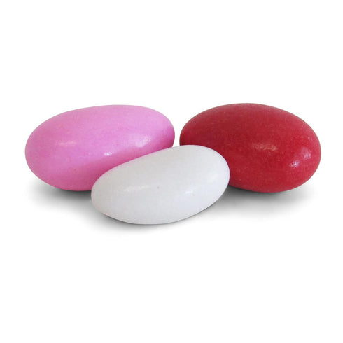 5 LBS Red Pink & White Jordan Almonds Mix by It's Delish, Bulk Bag | Valentines and Mothers Day Girl Theme Bulk Party