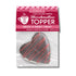 Pack 2 Chocolatey Dipped Marshmallow Toppers - of - Heart Shaped Marshmallows For Hot Cocoa