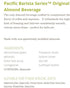 32 Oz Pack 3 Pacific Barista Series Original Almond Beverage