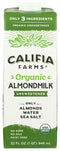 CALIFIA FARMS Organic Unsweetened Almond Milk, 32 FZ