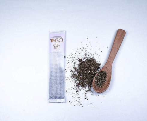 T-Go Chill Organic Lavender Chamomile Herbal Tea Sticks, 15 Decaf Sticks for Calming Stress Relief, Pack of 1