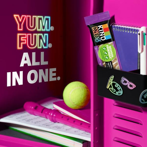 5g 40 Count KIND Kids Granola Bars, Vanilla Swirl, Gluten Free, Low Sodium, Peanut and Tree Nut Free Snacks, Protein