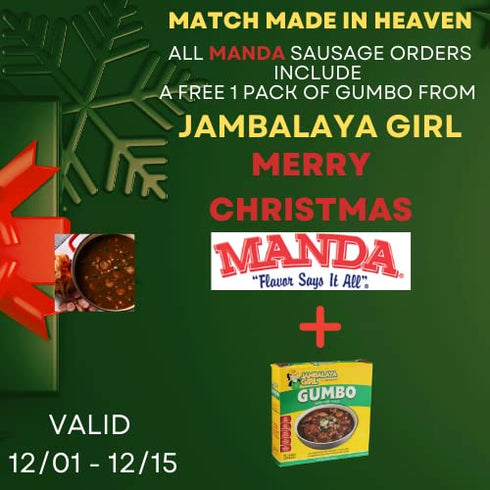 Manda Fine Meats 1 lb (6 Pack) Manda Mild Sausage