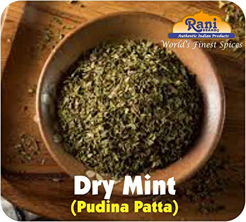 1oz (28g) Rani Dry Mint Leaves (Podina Leaf) Spice, Dried Herb PET Jar ~ All Natural | Gluten Friendly | NON-GMO |