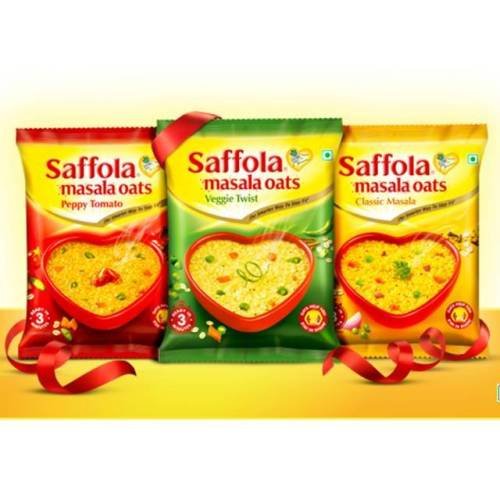 Saffola Spicy (Masala) Oats, Ready in 3 Minutes, 3 Different Flavors - Classic