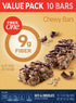 14.1 oz, 10 (Pack 2) Fiber One Chewy Bars, Oats & Chocolate, Fiber Snacks, ct