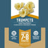 (4-Pack, 16oz Sfoglini Trumpets Pasta (Organic Durum Semolina) Campanelle/Bell Shape for Sauce Capture Each)