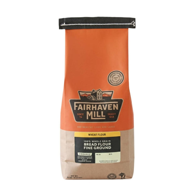 Fairhaven Mill Fine Ground Whole Wheat Bread Flour - USDA Organic Certified
