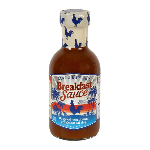 Old Florida Sauce Bear & Burton's Breakfast Sauce, 12oz Blend - Perfect for Dipping Eggs, Bacon, Biscuits & Chicken
