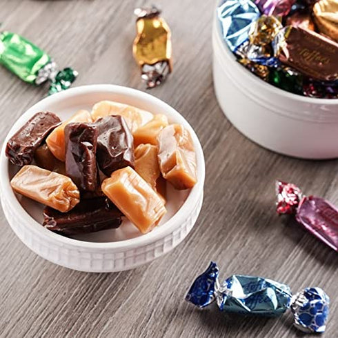 16oz. Broadway Basketeers Thank You Chocolate and Sweets Gift Box with a large Insulated Thank You Gift Mug Express