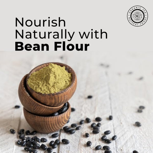 PACK 6 1 lbs (454 Pride of India - of - Black Bean Flour gm) Rich Earthy Taste Freshly Milled in Small Batches- Used