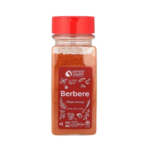 USimplySeason Berbere Spice, 4.8oz - Ethiopian Inspired Blend for Hearty Stews &