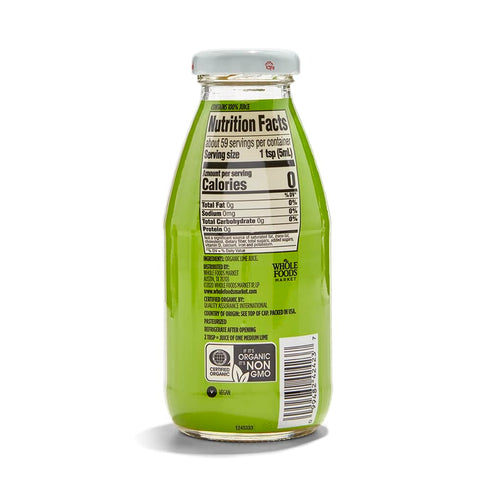 365 10 Oz by Whole Foods Market, Organic Lime Juice, Fl