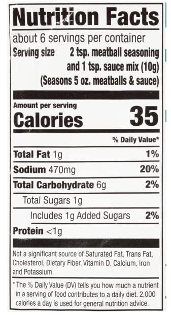 (2.11 oz Packets) 4 Pack McCormick Sweedish Meatballs Sauce Mix