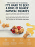 14.5 Oz Quaker, Oatmeal Squares, Honey Nut