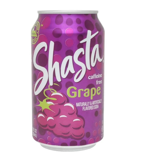 Generic Pack, 12 oz 12 Pack, Shasta Soda Variety fl Cans, Four Flavors: Grape, Twist, Orange, Tiki Punch