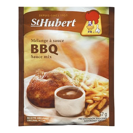 St Hubert BBQ Sauce Mix 57g - 3 Packs {Imported from Canada}