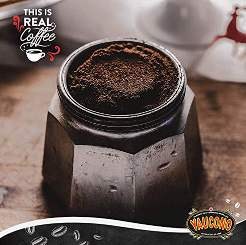 10 (Pack 2) Yaucono Ground Coffee, Medium Roast, Ounce Can