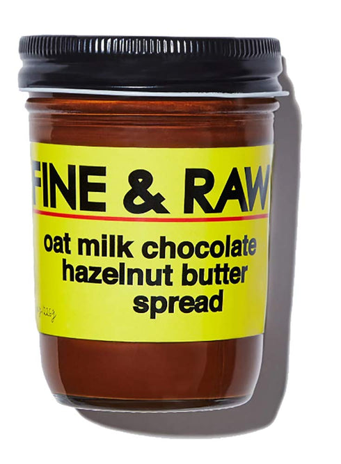 Fine & Raw Hazelnut Butter Spread 8 Ounce: Clean Ingredients, Vegan, Organic Hazelnut Spread