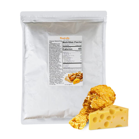 Foodrella Korean Taste Crispy Fried Chicken Cheese Seasoning Mix, Frying Powder Mix,