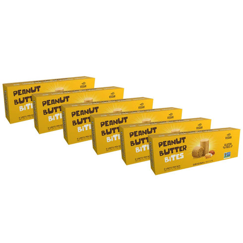 6 6 (36 PASOKIN | Natural Peanut Butter Snack | Crunchy and Creamy PB Bites | Gluten Free, Vegan Protein | Pacoca Made