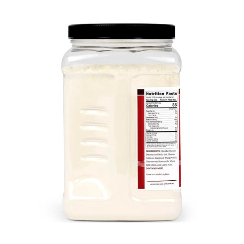 2LB (Pack 1) Hoosier Hill Farm White Cheddar Cheese Powder