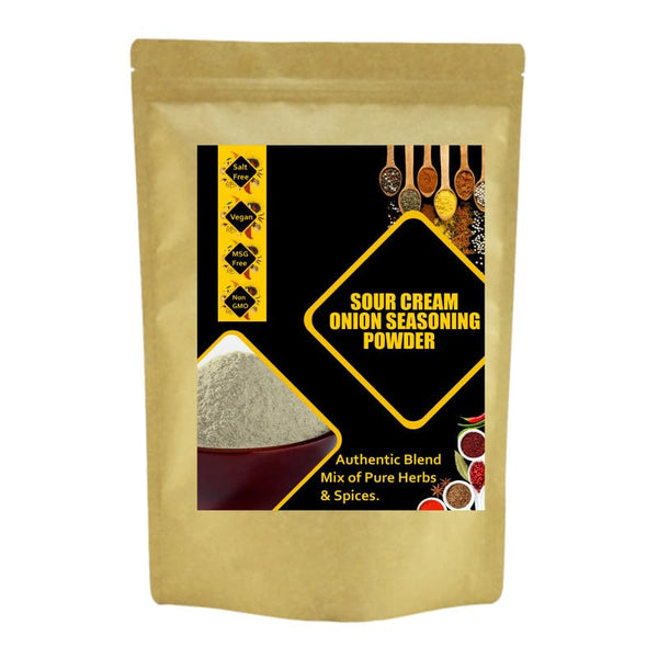 EDZZEL Unique Premium Indian Natural Sour Cream Onion Seasoning Powder -100 GRAM (Pack