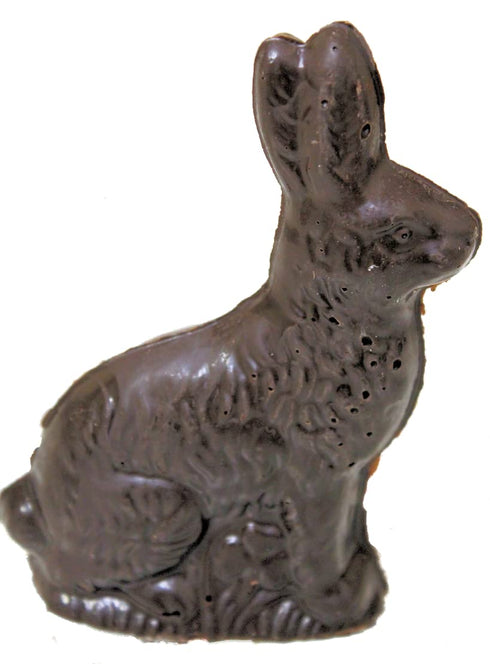 Langs Chocolates Dark Chocolate Hollow Easter Bunny 5.5 Tall Kosher Gluten-Free Dairy-Free