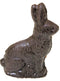 Langs Chocolates Dark Chocolate Hollow Easter Bunny 5.5 Tall Kosher Gluten-Free Dairy-Free