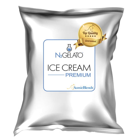 1-Pack, AussieBlends Premium Ice Cream Mix For Soft Serve, Rolled Ice Cream, Gelato, Liquid Nitrogen, Imported