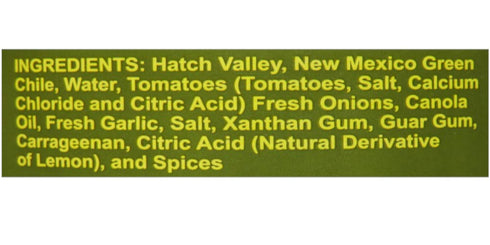 OL GRINGO CHILE COMPANY Medium Green Chile Sauce, 16 OZ