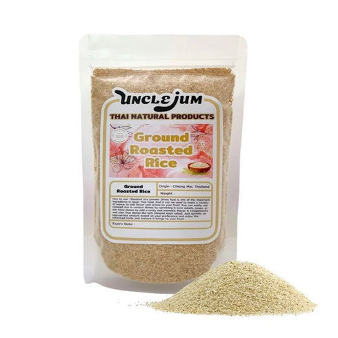 3 oz.Thai Ground Roasted Rice (Khao Khua) Laab Namtok Jaew ingredient Kao