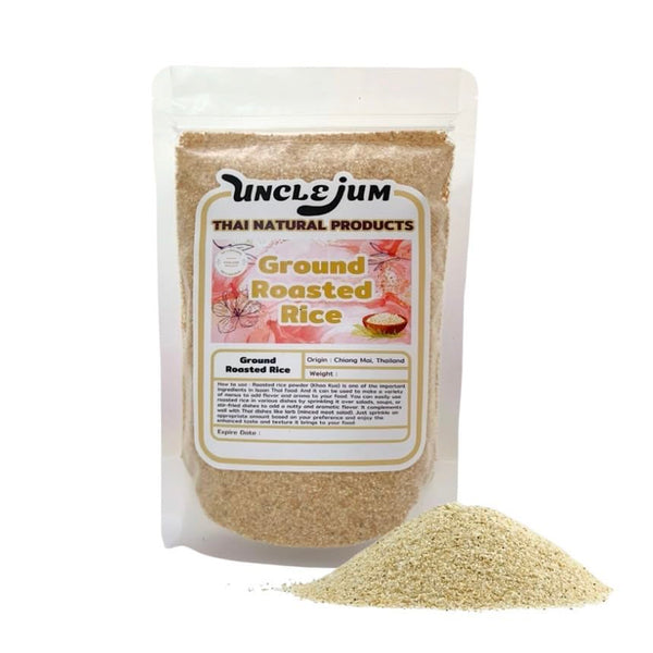 3 oz.Thai Ground Roasted Rice (Khao Khua) Laab Namtok Jaew ingredient Kao