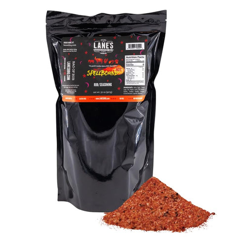 Lane's Spellbound Hot Sweet and Spicy Pork Rub Seasoning, All-Natural Butt Rub