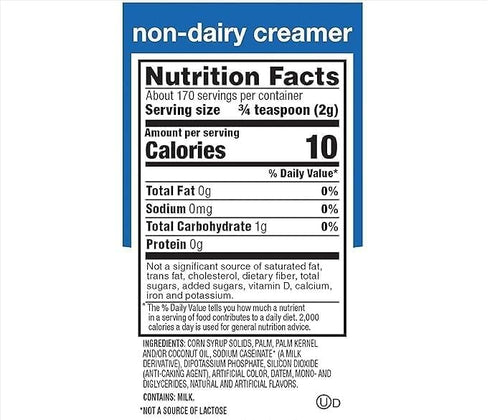 Generic (Pack 8) 12 oz 96 oz Non-Dairy Coffee Creamer Powder of Canisters, Total