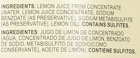 Chef's Quality 128 Lemon juice, Ounce
