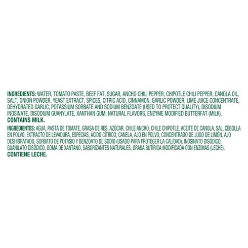 1 Pack 1 Knorr Professional Smoky Ancho Birria Sauce, Ready to Use Sauce for Foodservice, Gluten Free, Gallon