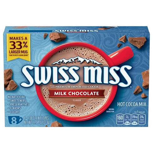 Swiss Miss Hot Cocoa Mix Milk Chocolate - 8ct (Pack of 4)