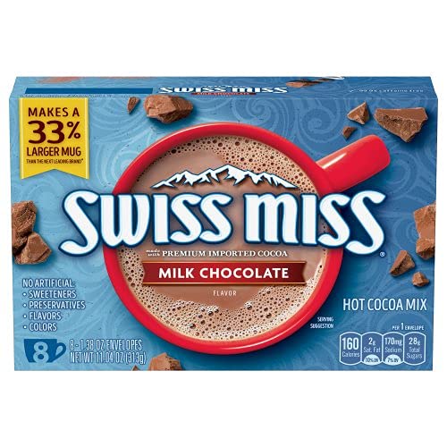 Swiss Miss Hot Cocoa Mix Milk Chocolate - 8ct (Pack of 4)