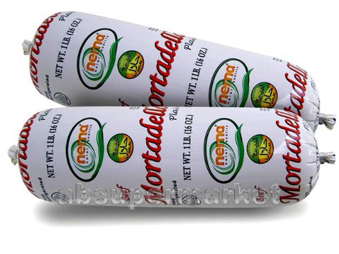 Nema Halal Beef Mortadella Plain 1lb