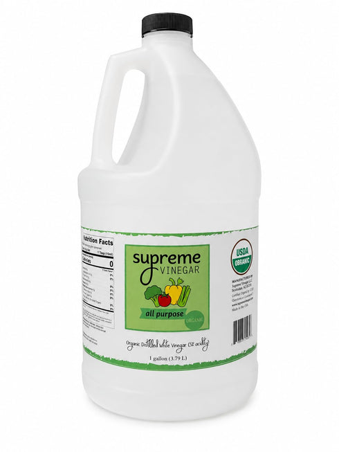 Supreme Vinegar Supreme Organic Distilled White Vinegar, 1 Gallon