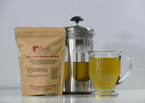 (60 Bags/120 Cups) Rachels Tea: Turmeric, Wild Yam, Ginger, Marshmallow, Chamomile, Peppermint, Fennel Slippery Elm