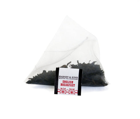 100% 50 Harney & Sons English Breakfast Tea - China Black Tea, Caffeinated, - Bag of Sachets