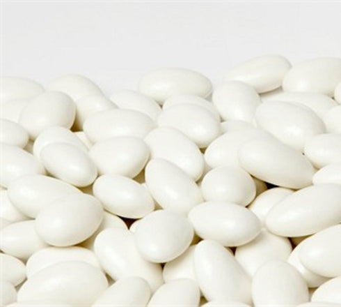 White Jordan Almonds by Its Delish, 2 LBS Bulk | Sugared Almond