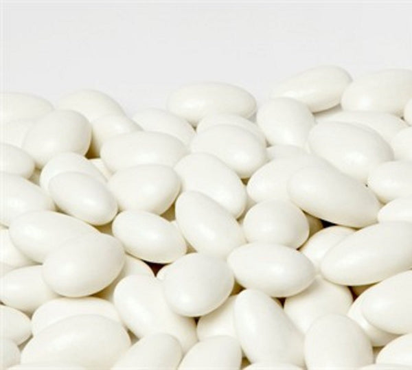 White Jordan Almonds by Its Delish, 2 LBS Bulk | Sugared Almond