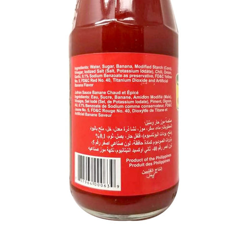 Jufran 19.76oz Banana Sauce - Hot