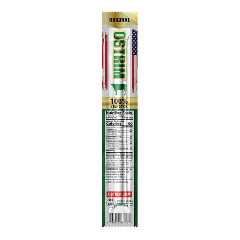 1oz, (Pack 12) (1 oz, Ostrim Beef Snack Sticks, High Protein, Keto & Paleo Friendly, Sugar Free, Gluten Free, No MSG