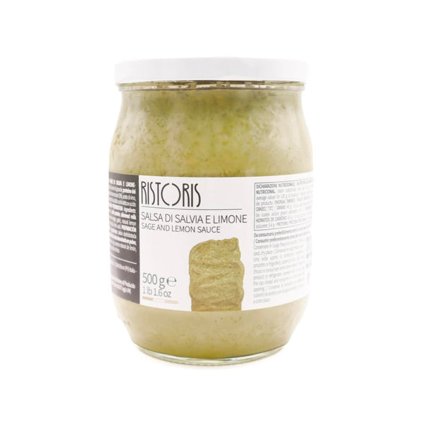 Sage & Lemon Sauce Authentic Italian Gourmet Condiment Made in Italy, Herb